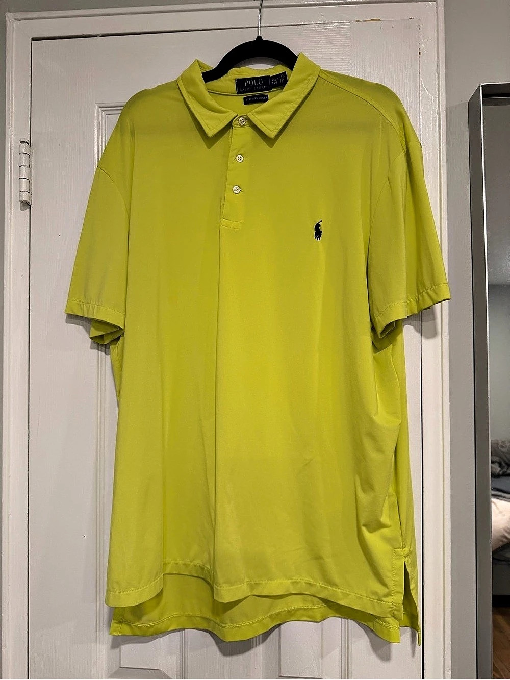 Polo Ralph Lauren Performance Polo Shirt Men's Yellow Polo XXL